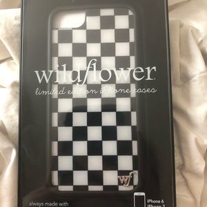 Wildflower Checkered Case iPhone 6/7/8